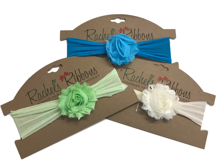 Sheer Headband w/ Shabby Chic