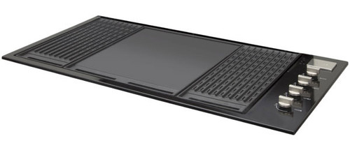 Built-in Gas Barbecue Matte black enamel