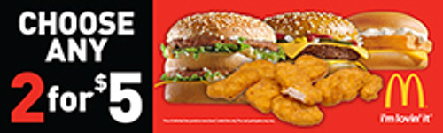 Custom 2 for $5 3'x10' Banner