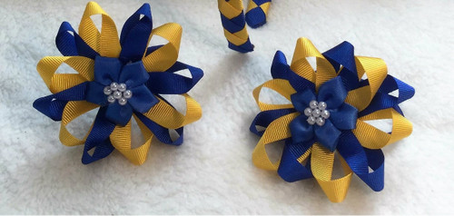 Back To School - Hair Clips (Pair) - Loopy Back To School - Hair Clips (Pair) - Loopy