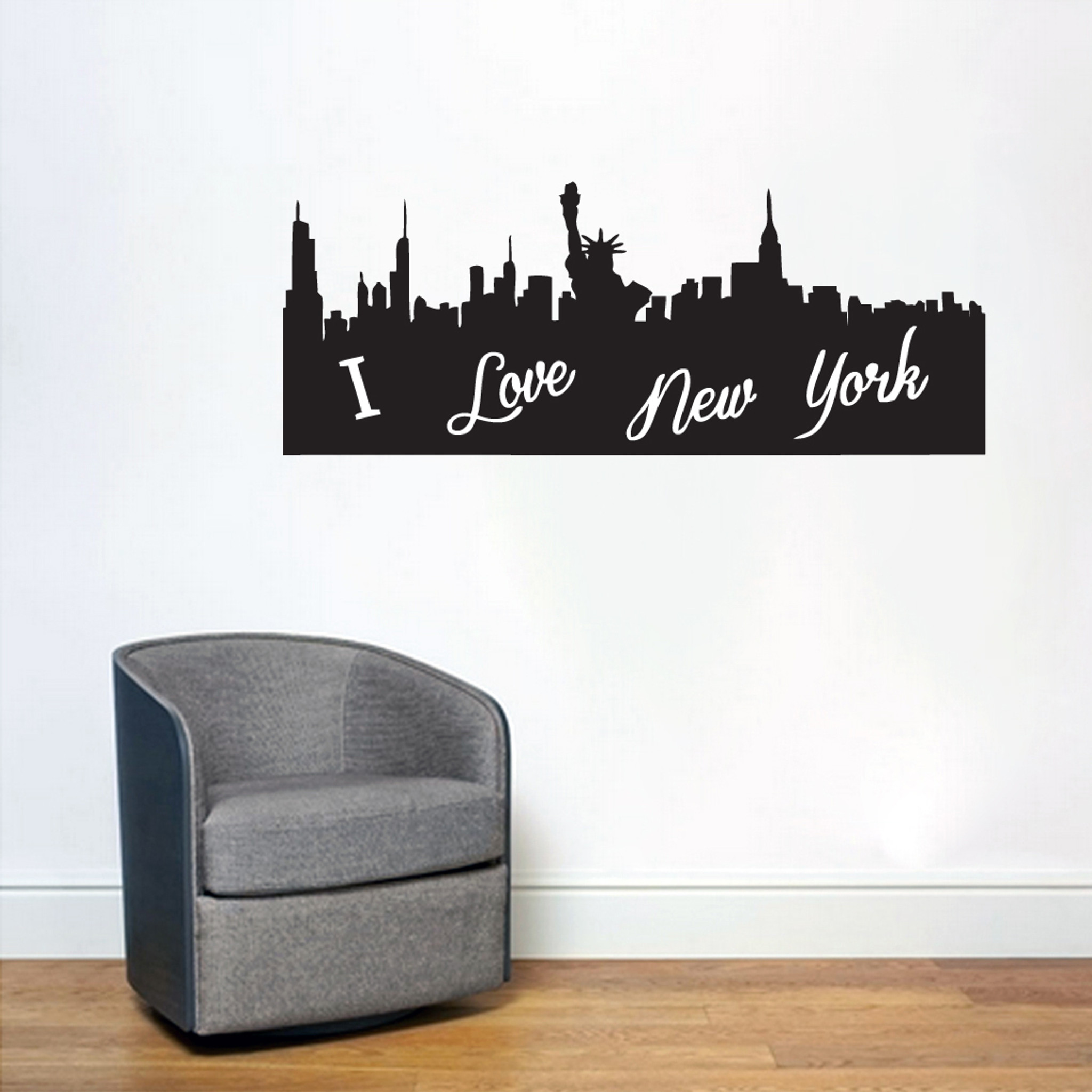 i love new york city silhouette wall decals wall decor stickers