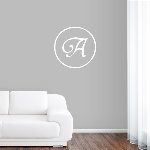 Traditional Monogram Wall Decals and Stickers