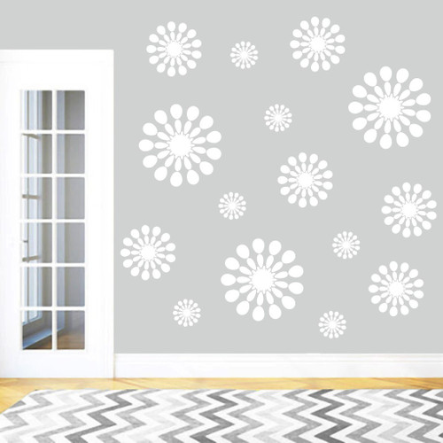 Abstract Circles Wall Decals Wall Stickers Sample Image