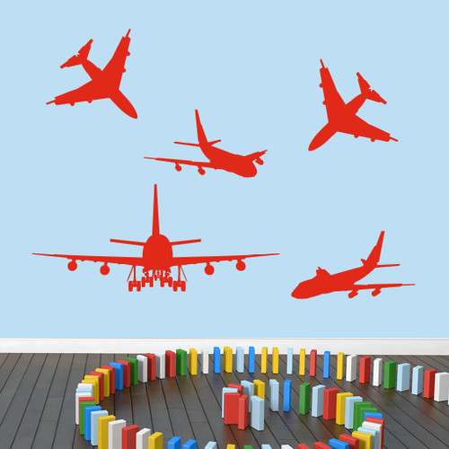 Airplanes Wall Decals Large Sample Image