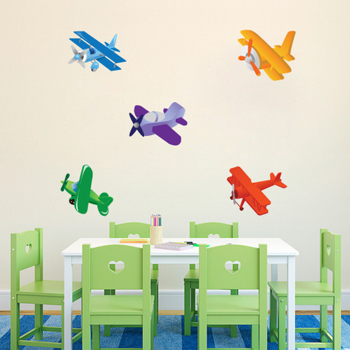 Airplanes Printed Wall Decals and Wall Stickers