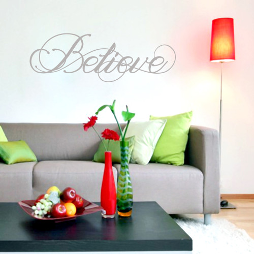Believe Wall Decals and Wall Stickers