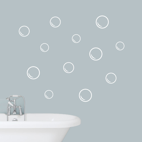 Bubbles Wall Decals Small Sample Image