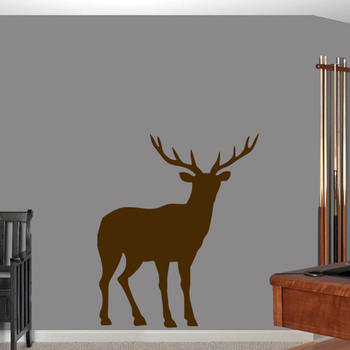 Buck Wall Decals 40" wide x 48" tall Sample Image