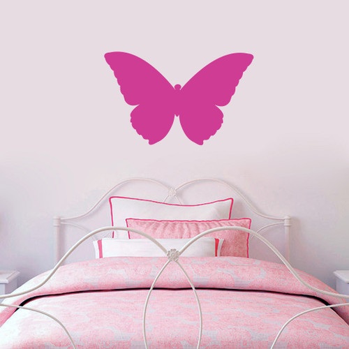 Butterfly Silhouette Wall Decals 24" wide x 15" tall Sample Image