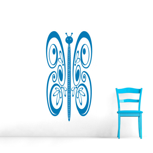 Butterfly Growth Chart Wall Decals and Wall Stickers