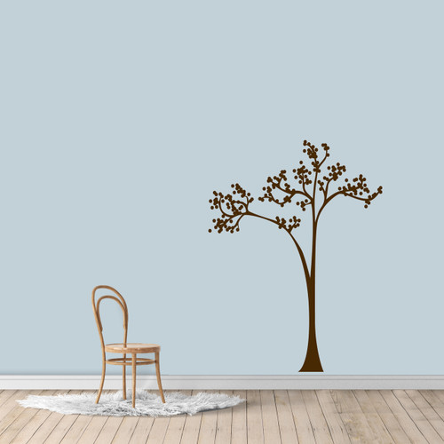 Dot Tree Wall Decal 36" wide x 48" tall Sample Image
