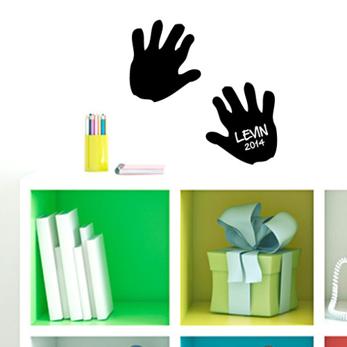 Custom Hand Print Wall Decals and Stickers