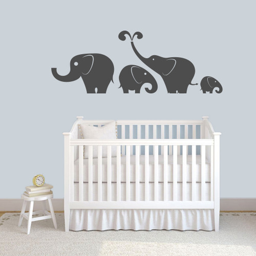 Elephant Set Wall Decals Large Sample Image