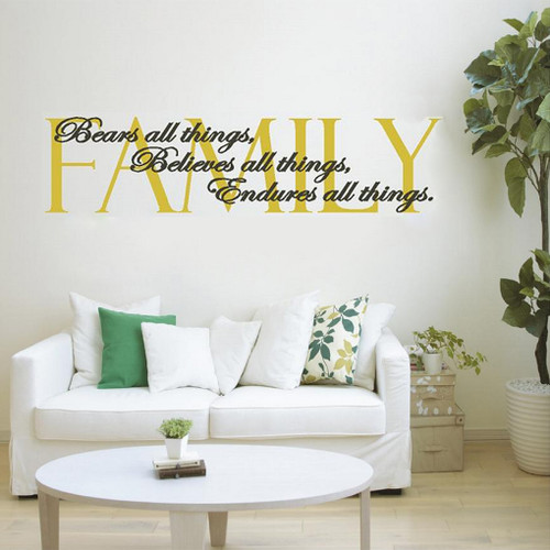 Family Bears All Things Wall Decals and Stickers