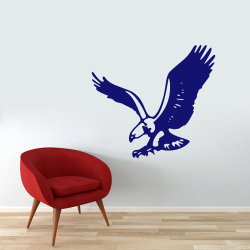 Flying Eagle Wall Decals 36" wide x 33" tall Sample Image