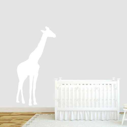 Giraffe Silhouette Wall Decals 30" wide x 60" tall Sample Image