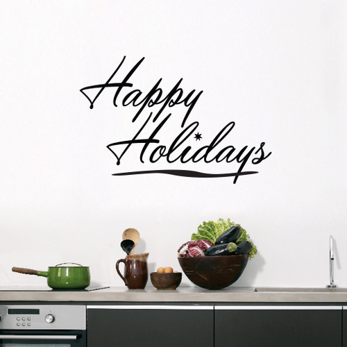 Happy Holidays Wall Decals and Wall Stickers