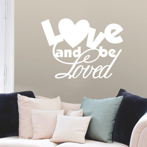 Love And Be Loved Wall Decals and Wall Stickers