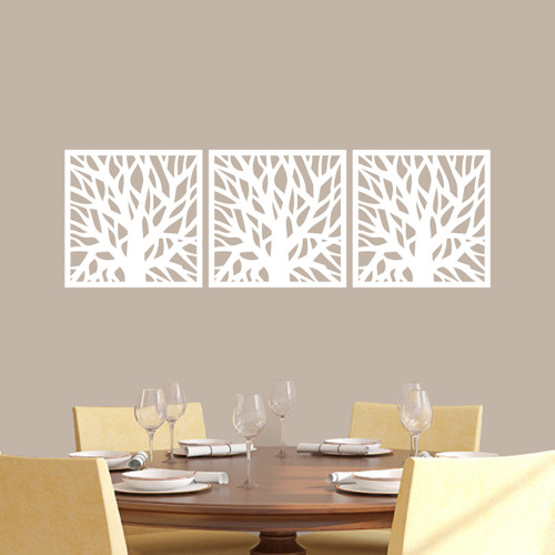 Tree Branch Squares Wall Decals Medium Sample Image