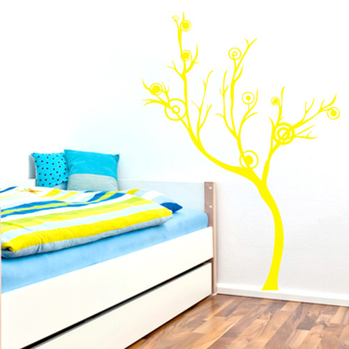Wavy Dot Tree - Wall Decals and Stickers