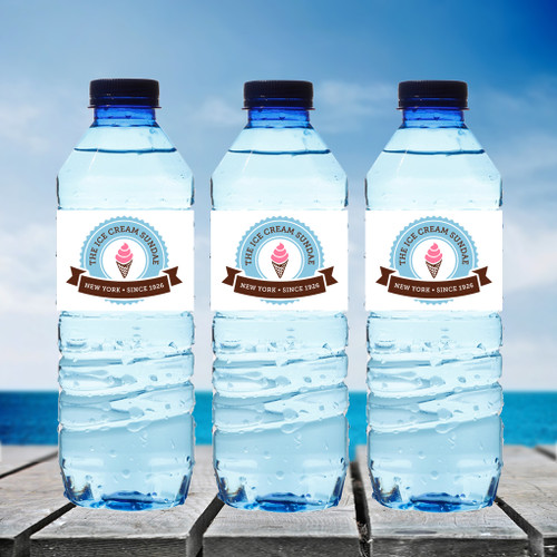Water Bottles with Custom Artwork.