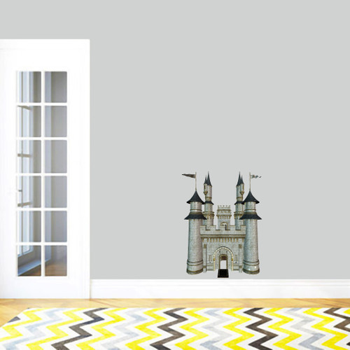 Real Life Castle Printed Wall Decals 18" wide x 24" tall Sample Image