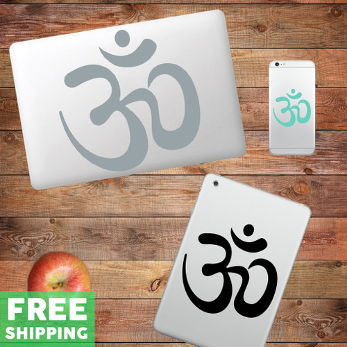 Om Device Decal Water Bottle Sticker