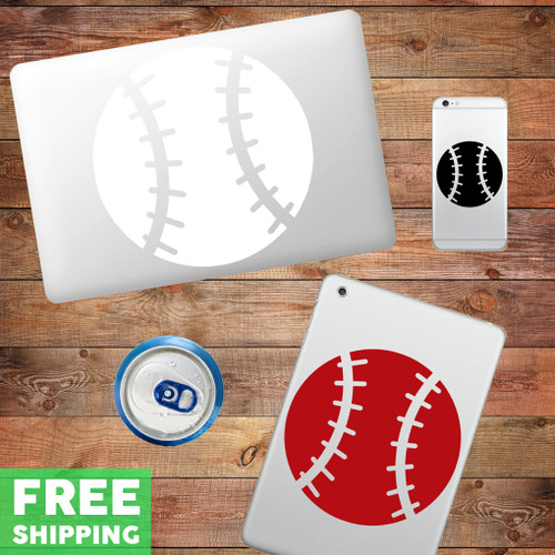 Baseball Device Decals Water Bottle Stickers
