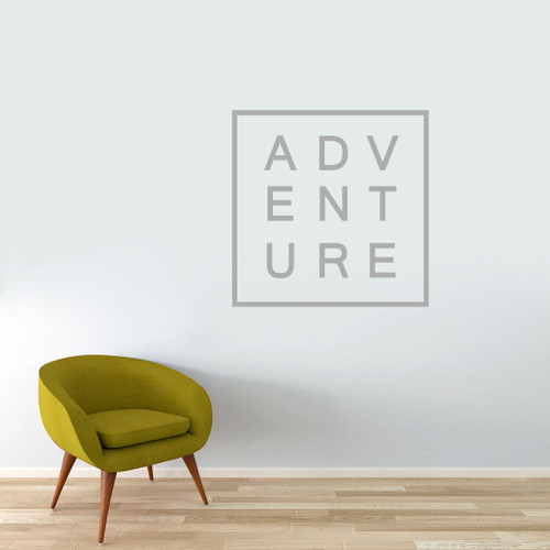 Adventure Wall Decal 36" wide x 36" tall Sample Image