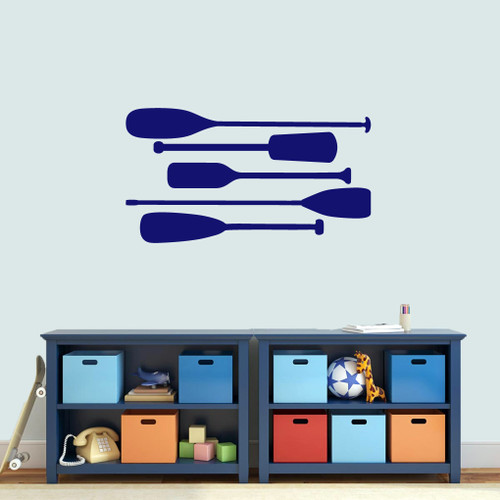 Boat Oars Wall Decals Medium Sample Image