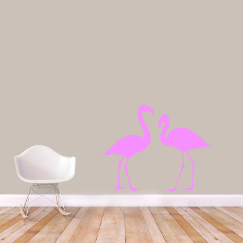 Flamingos Wall Decals Medium Sample Image