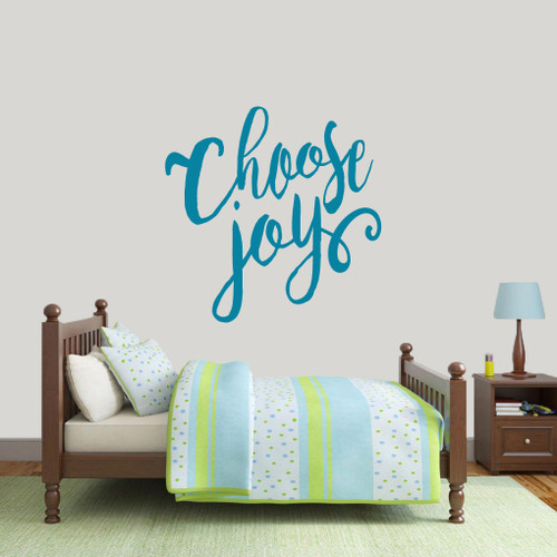 Choose Joy Wall Decal 36" wide x 36" tall Sample Image