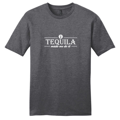 Heathered Charcoal Tequila Made Me Do It T-Shirt