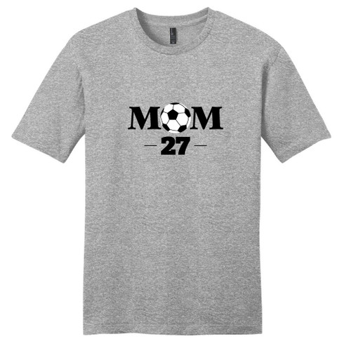 Light Heathered Gray Custom Soccer Mom T-Shirt