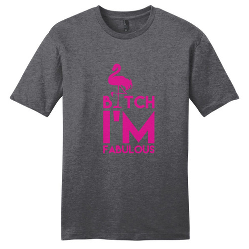 Heathered Charcoal B*tch I'm Fabulous T-Shirt