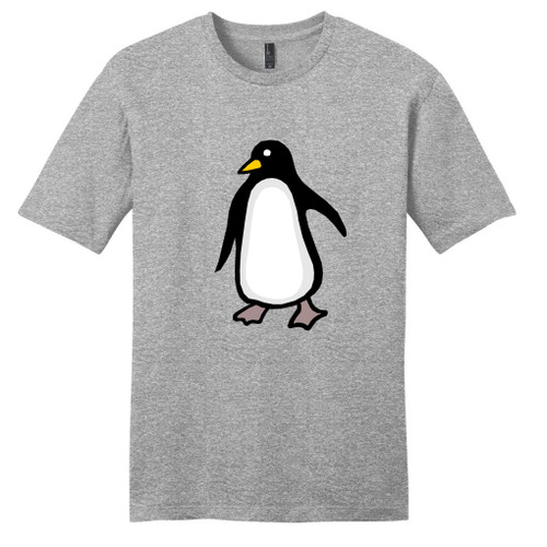 Light Heathered Gray Penguin T-Shirt