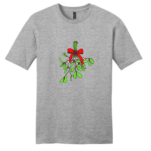 Light Heathered Gray Mistletoe T-Shirt