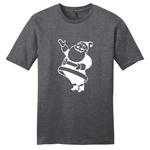 Heathered Charcoal Santa Claus T-Shirt