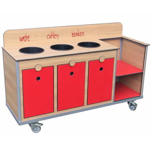 Aqua Smart Oak Clearing trolley