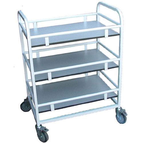 3 Flat Shelf Trolley