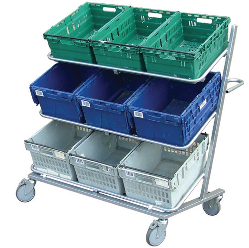 9 Large Tote Box with nesting feature.