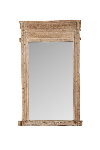 Mirror - Rose Carved Standing