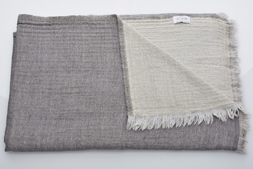 Soft Wool Blanket - Grey
