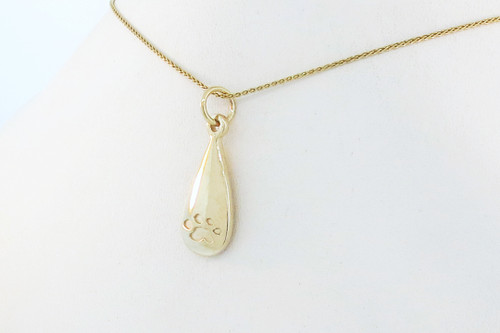 Tear Drop Pendant - Gold