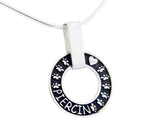 Infinity Pendant with Raised Details