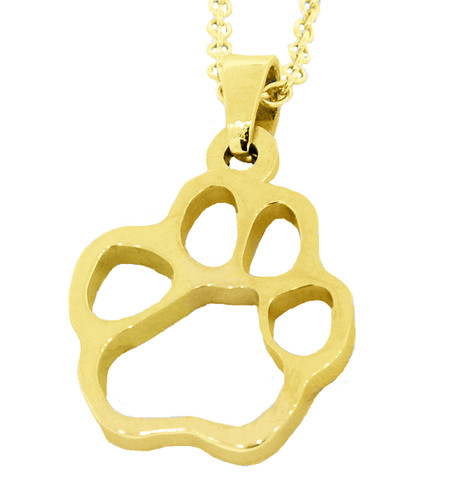 Custom Paw - Silhouette - Gold