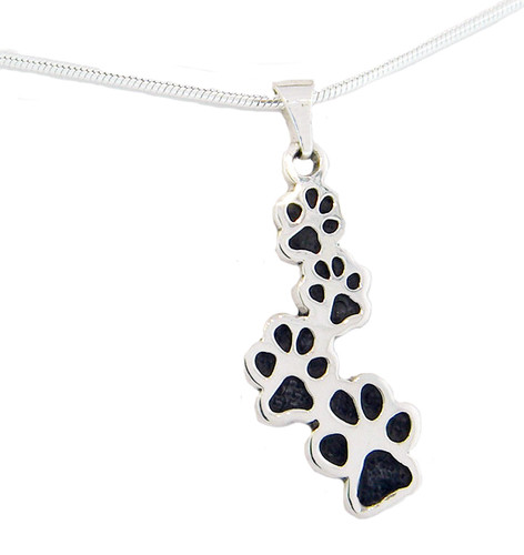 Custom Paw Journey Pendant
