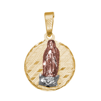 Yellow / White / Red Gold Medal - Virgin Mary - 1.2 gr - V120 Yellow / White / Red Gold Medal - Virgin Mary - 1.2 gr - V120