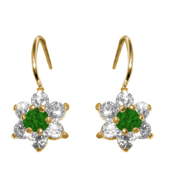 Forever 15 - Gold Earrings with CZ - 14 K - 580701G Forever 15 - Gold Earrings with CZ - 14 K - 580701G
