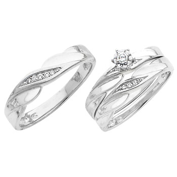 White Gold Trio Set - TDR10 White Gold Trio Set - TDR10